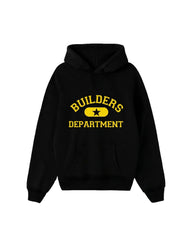 Builders Department Hoodie Black