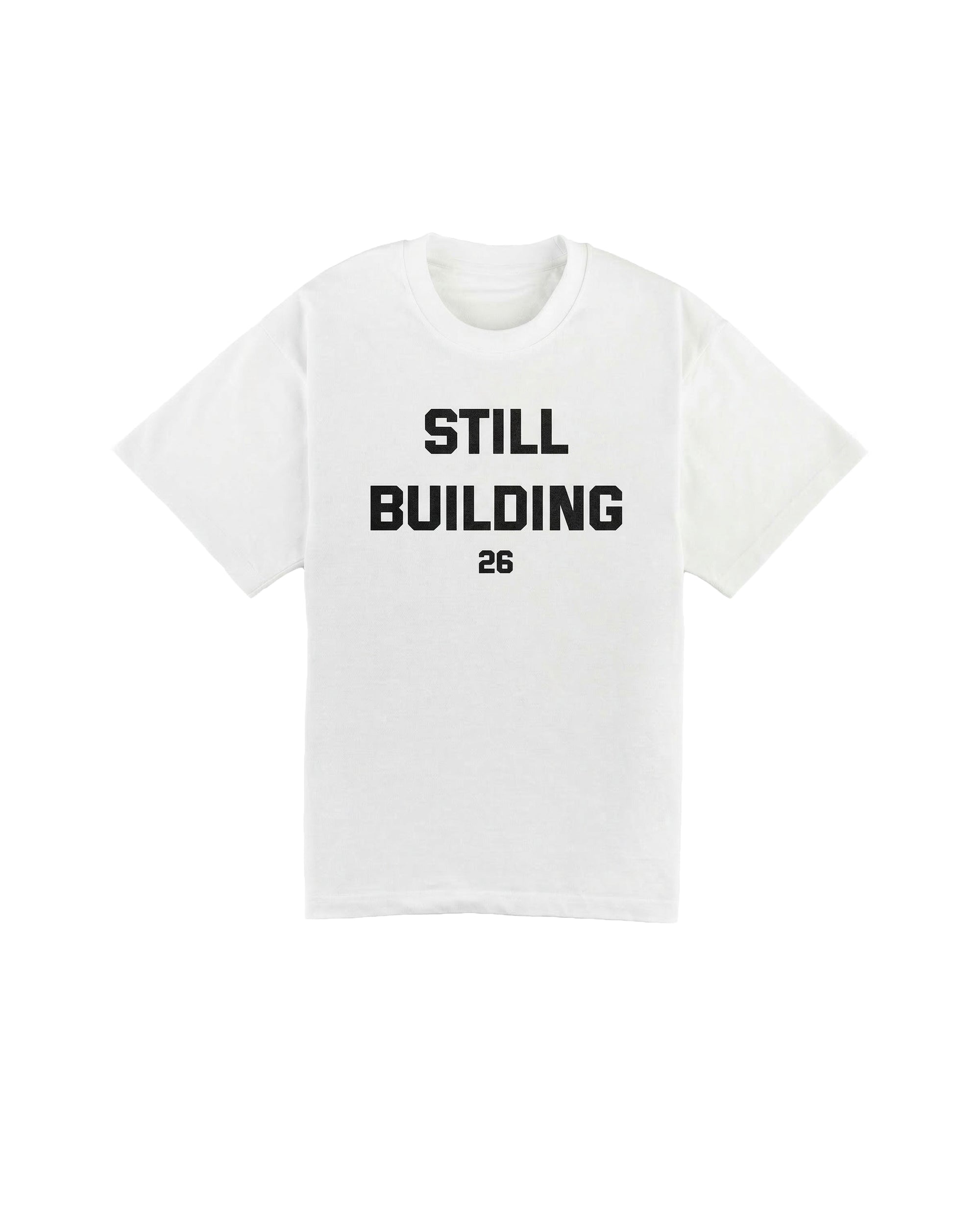 Still Building Tee White